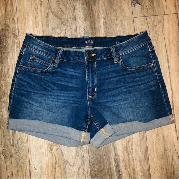 A.N.A. Cuffed Hem Denim Shorts - Picture 5 of 5
